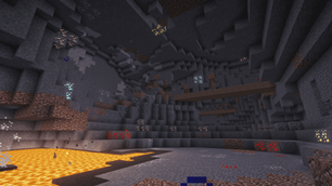 New caves, ores, and mines.
