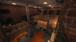 A cozy base in an abandoned factory.