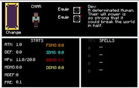 Stats Menu