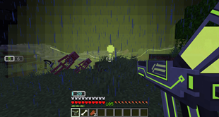 Hanabi electric shell in rain
