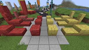 Sulfur and Cinnabar bricks