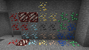 Vanilla ores — light