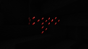 Heart crystal shard ore — dark