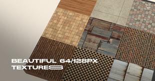 Beautiful 64/128px textures