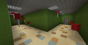 ditto but green hallway