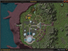 Darnassus layered above default map