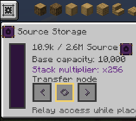 Source Storage