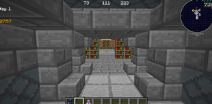 Pool entrance in tardis