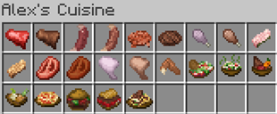 Alex's Delight Inventory