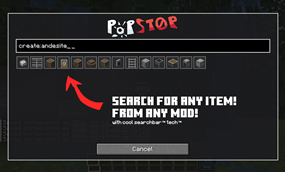 Item Selection Interface