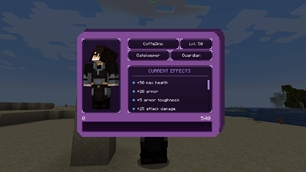 Player data menu