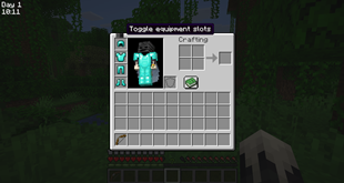 Button to show and hide the slots.