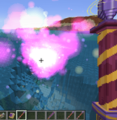 clean fluid with violetgold wand