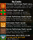 Resource packs in this modpack