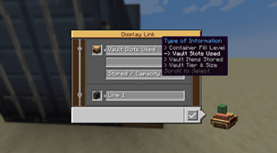 New Display Link Types (Vault Slots Used)