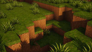 Random Blocks in Terrain