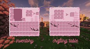 Inventory + Crafting Table