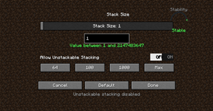 config your stack