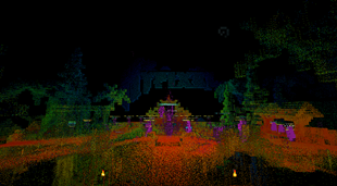 A scan on a multiplayer server