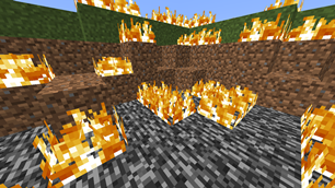 Low Fire on Ground