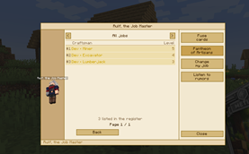 Ranking of the server's best artisans