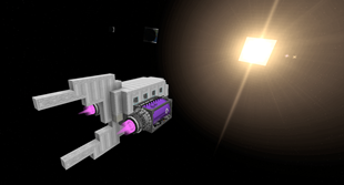 here's how looks in space second one