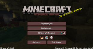 Main menu