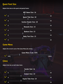 Addon settings