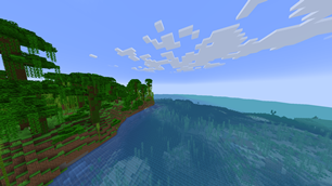 Edge Of The Island and Ocean (No Shaders)