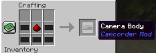 Camera Body crafting recipe