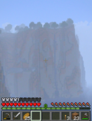 Foggy cliffs