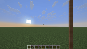 Wooden Bo Staff in First-Person