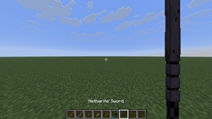 Netherite Bo Staff in First-Person