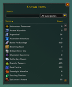 Known Items