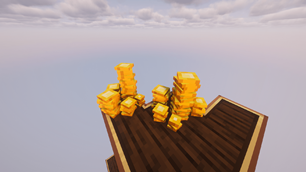 Piles of Gold Coins