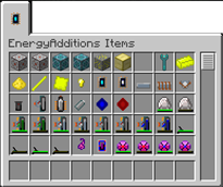 Energy Additions items