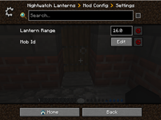 config menu