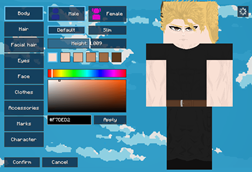 Sky theme main menu