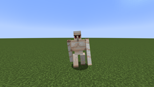 Clean Golem in front