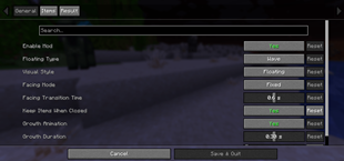 Lots of customizable options