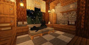Kerkele sleeping in bed