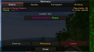 Diplomacy Panel