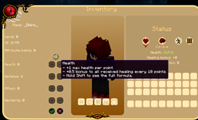 [R] RPG GUI - Health info.
