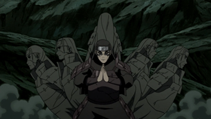 Hashirama Senju with his clones