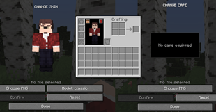 Change skin and cape!