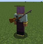Weapons on the back