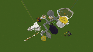 An aerial view