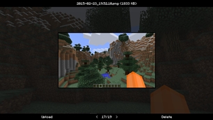 New interface for screenshots