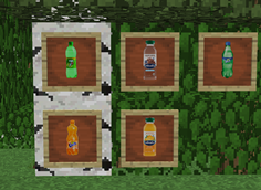 7UP, Sprite, Fanta, Odwalla (Chocolate & Orange)