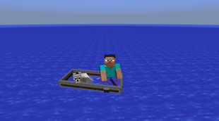 Reinforced large boat